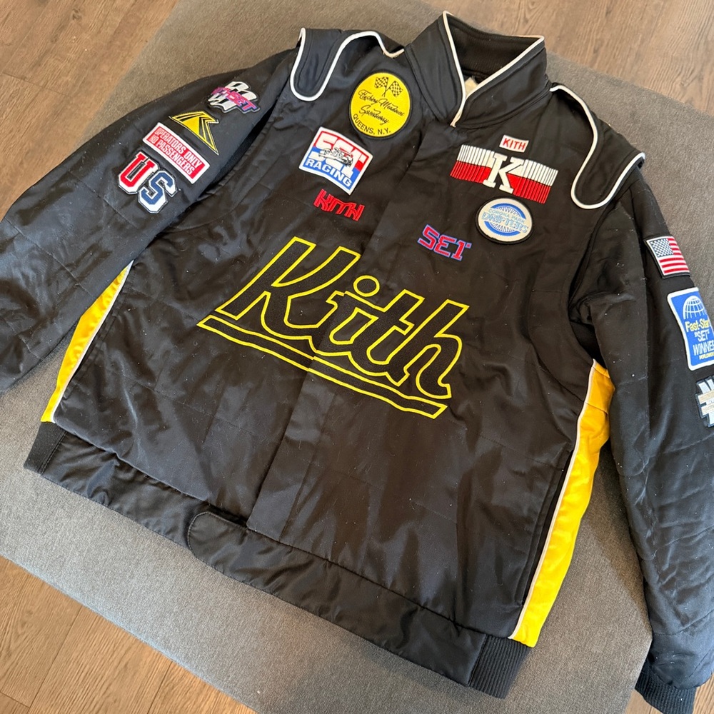 Kith Black Racing Jacket SS18